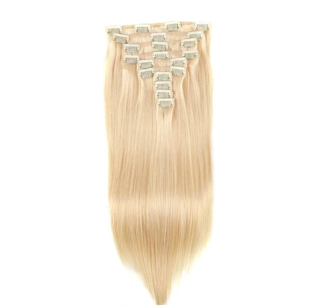 Blonde Straight Hair Clip-In - TAMY DOLL HAIR